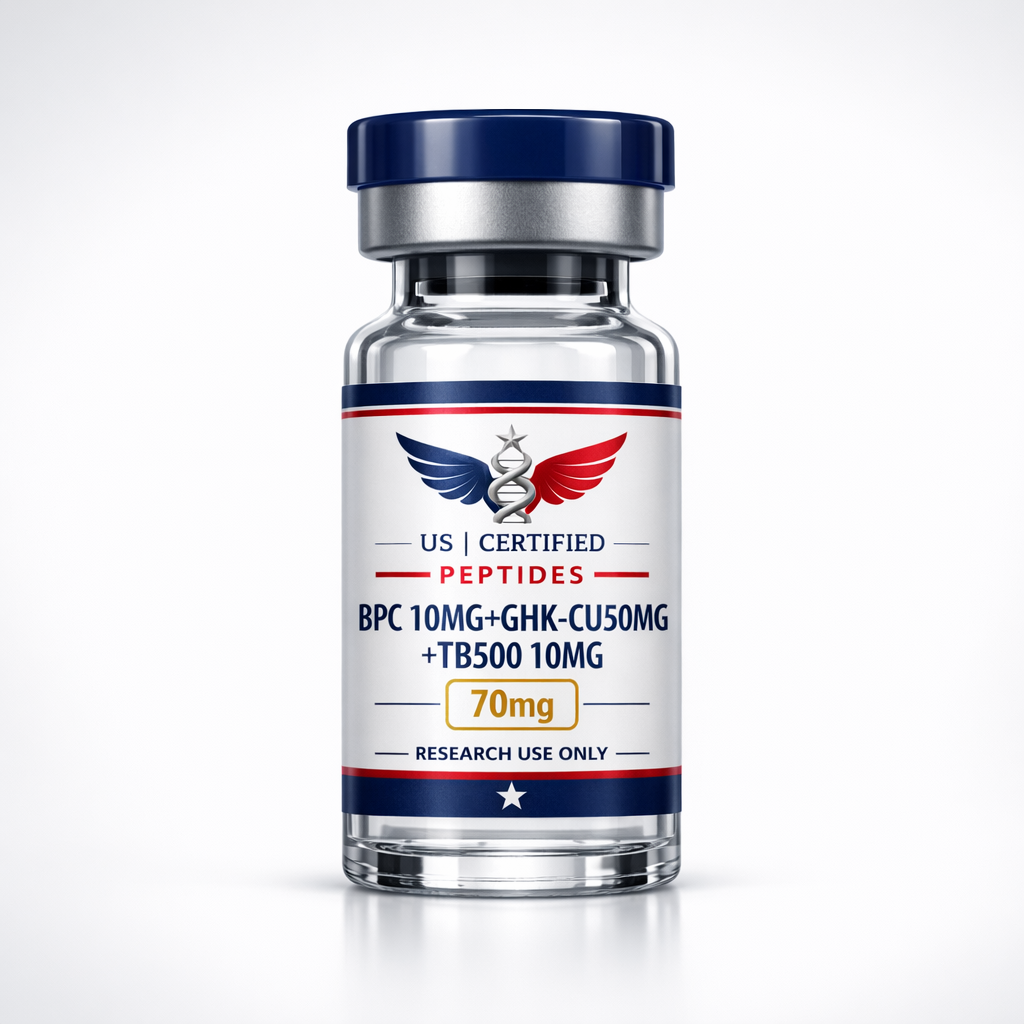BPC 10mg+GHK-cu50mg +TB500 10mg vial